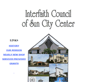 Tablet Screenshot of interfaithcouncilofsuncitycenter.com